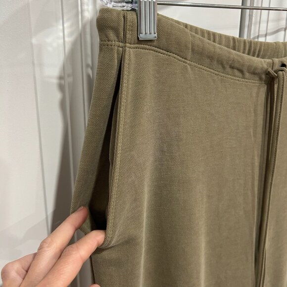 Carole Little Sport Womens Beige Wide Leg Drawstring Pants Size M Relaxed Fit - Picture 4 of 9